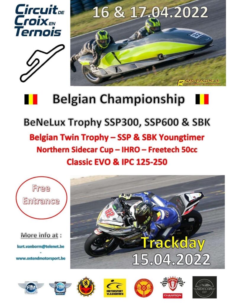 Affiche Superbike Belgium 2022
