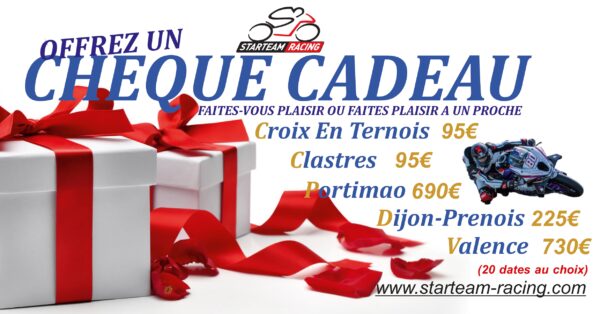 Chèque cadeau Roulage Saison 2026