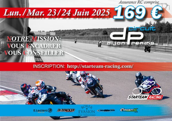 Roulage Dijon-Prenois Lundi 23 juin