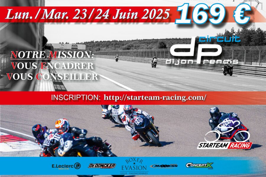 Roulage Dijon-Prenois  23/24 juin 2025